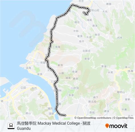 879馬偕醫學院路線：時刻表，站點和地圖 馬偕醫學院 Mackay Medical College （更新）