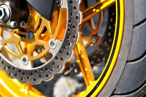Motorcycle Front Brake Stock Image Image Of Closeup 27696829