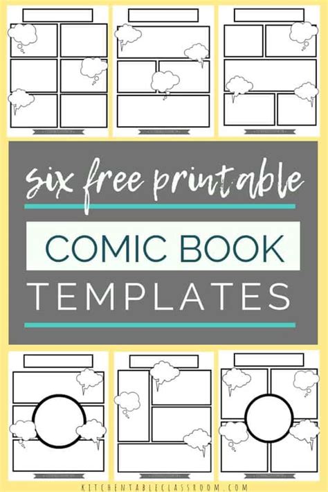 Free Comic Book Template Printable