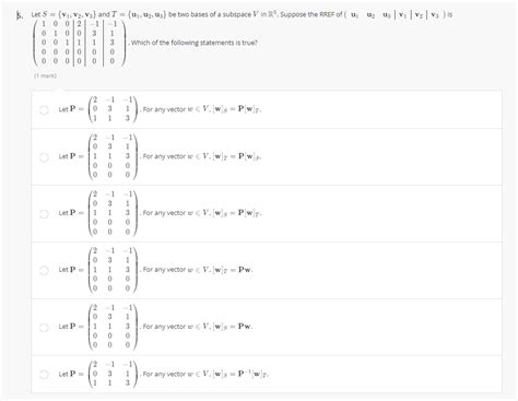 Solved 4 Let U And V Be Subspaces Of R Such That U CV Chegg