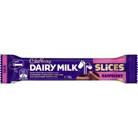 Buy Cadbury Raspberry Slice Chocolate Bar 50g Online Worldwide
