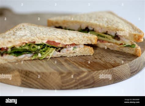 Prawn Salad Sandwich Stock Photo - Alamy