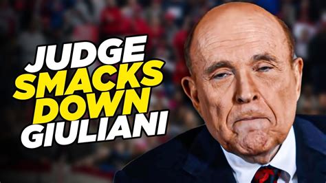 Judge Orders Rudy Giuliani To Explain His Gibberish Court Filing Youtube