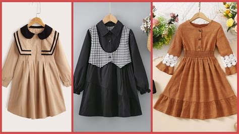 Latest Winter Frock Designs For Girls Full Sleeve Winter Frock Design