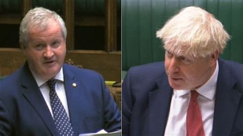 Pmqs Ian Blackford Confronts Boris Johnson Over ‘smear Surrounding