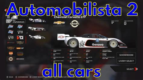 Automobilista 2 Car List AMS2 All Cars November 2022 YouTube