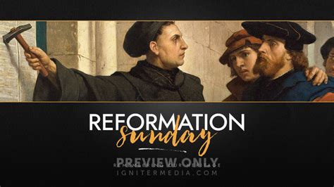 Reformation Sunday - Title Graphics | Igniter Media