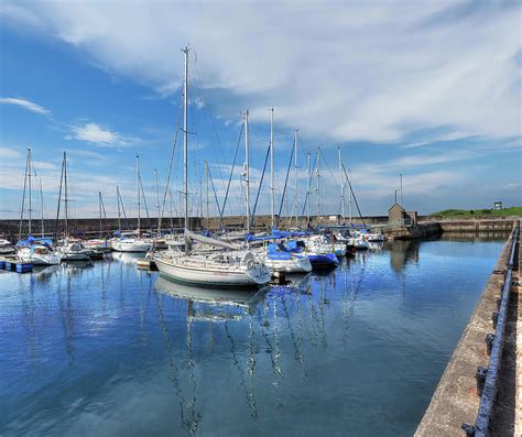 Whitehills Village Harbour Marina Aberdeenshire Scotland Work And