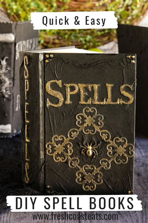 DIY Spell Book Diy Book Spell Book Halloween Spell Book