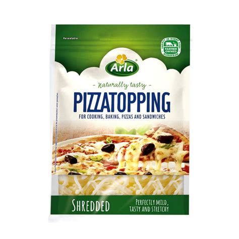 Arla Pizzatopping Grated Mozzarella Cheese 175g 617oz Online