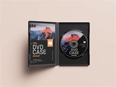 Free DVD Case Mockup Mockups Design