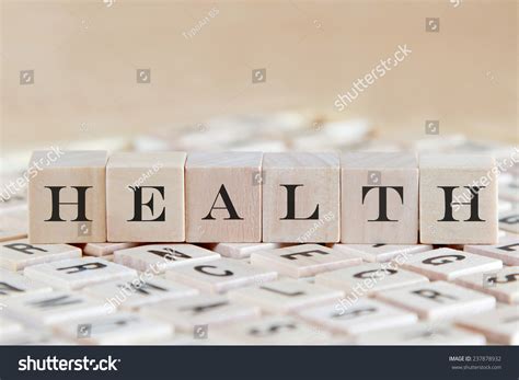 Health Word Background On Wood Blocks Stock Photo 237878932 | Shutterstock