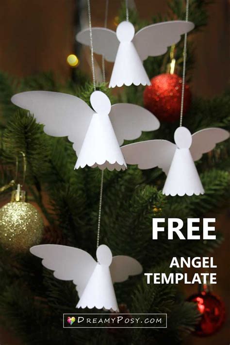 3D Angel Template Printable Free