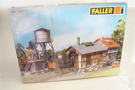 H0 Bausatz Faller 190172 Bahnbetriebswerk Set Neu Gearontologist