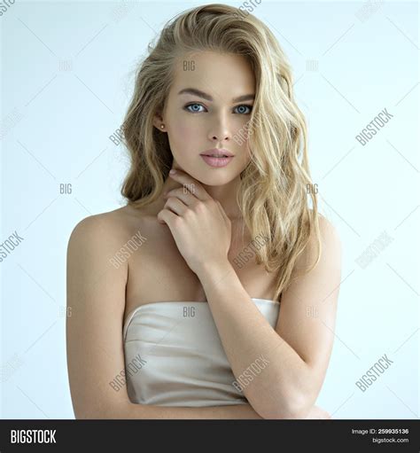 Young Blond Woman Long Image And Photo Free Trial Bigstock