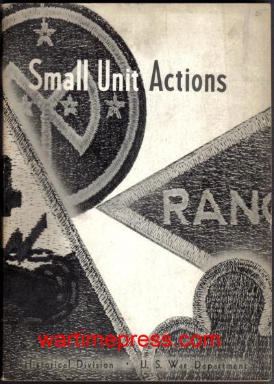 AFAS SMALL UNIT ACTIONS PDF Wartime Press