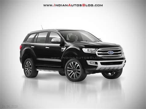 Facelifted Ford Endeavour To Be Launched In India In Early 2019 Report