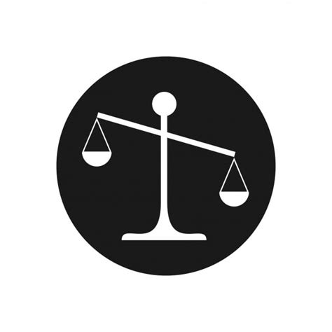 Law Balance Scale Vector Design Images, Law Scale Vector Icon Justice ...