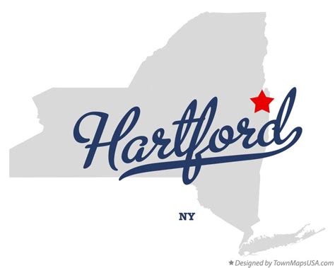 Map Of Hartford Ny New York