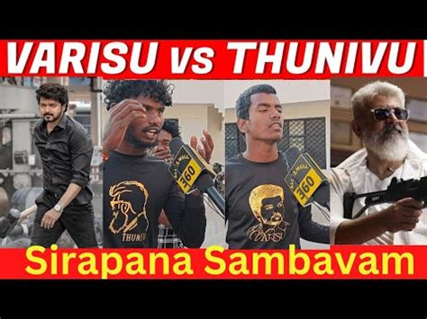 Thunivu Vs Varisu Public Review Varisu Vs Thunivu Review Ajith Vs