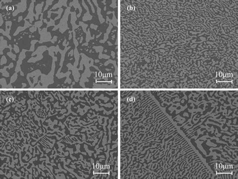 The Microstructure Of Solder Alloys A Sn Bi B Sn Bi Al O C