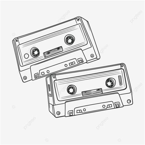 Cassette Tape Drawing