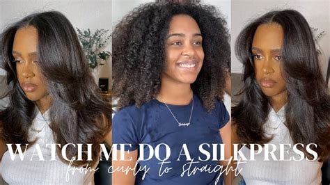 The Perfect Silk Press On Natural Hair Youtube