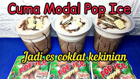 Es Coklat Kekinian Pop Ice Ide Jualan Youtube