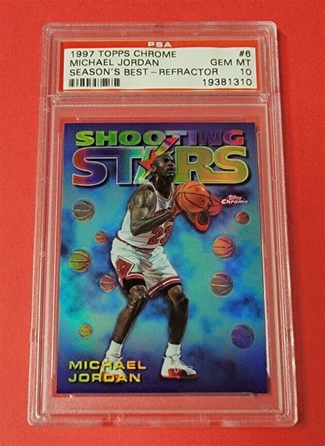 Topps Chrome Michael Jordan Season S Best Refractor Psa Gem