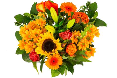 Groot Boeket Kim Orange Boeket Bloemen Online Bestellen