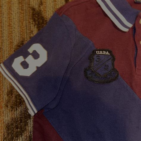 Vintage USPA Ralph Lauren Number 3 polo Very dope... - Depop