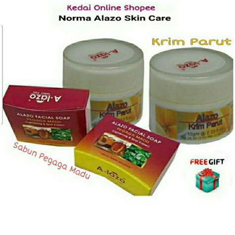 Set Krim Parut Dan Sabun Pegaga Madu Hilangkan Parut Jerawat Jeragat