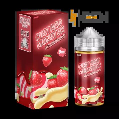 Custard Monster Strawberry 100ml Monster Cen Online