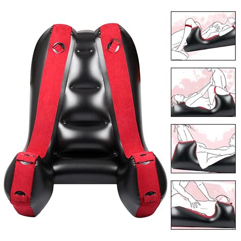 With Straps Split Leg Sofa Mat Sex Tools For Couples Women Flocking Pvc