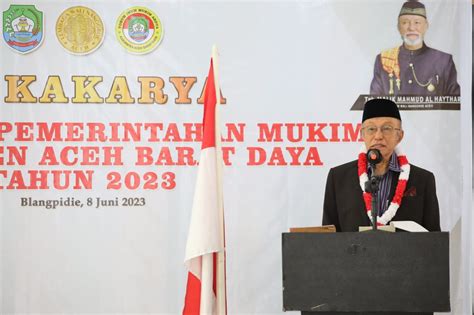 Wali Nanggroe Minta Fungsi Lembaga Imum Mukim Dimaksimalkan The Aceh Post