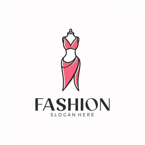 Ilustración Sencilla Del Logotipo De Una Tienda De Moda Vector Premium