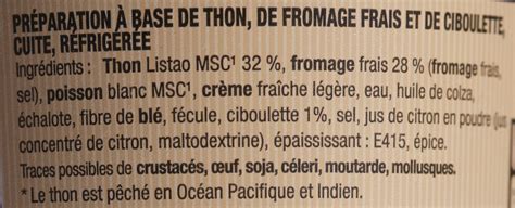 Tartinable Thon MSC Fromage Frais Ciboulette Cap Océan 140 g