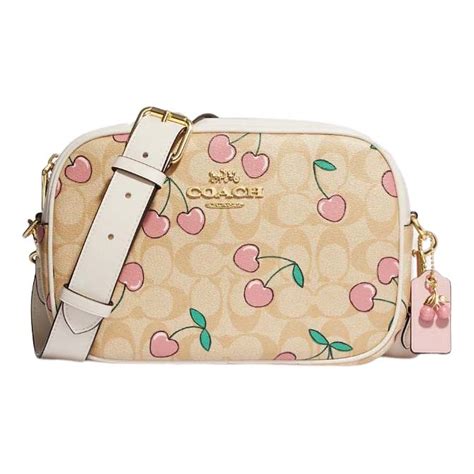 Сумка Coach Outlet Jamie Camera Bag In Signature Canvas With Heart