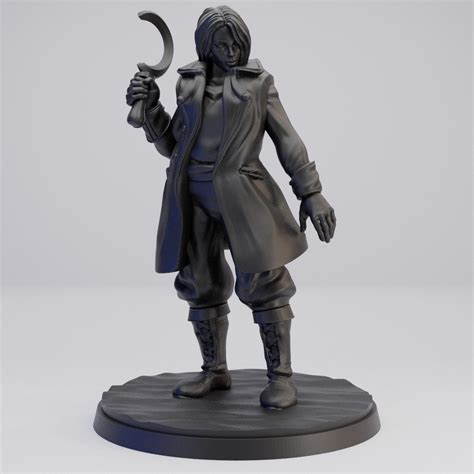 Hot Goblin カスタムヒーローEE SHDIT 三日月剣の女戦士 ミニチュア ホットゴブリン