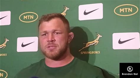 Springboks Duane Vermeulen On His Future I Just Want To Contribute