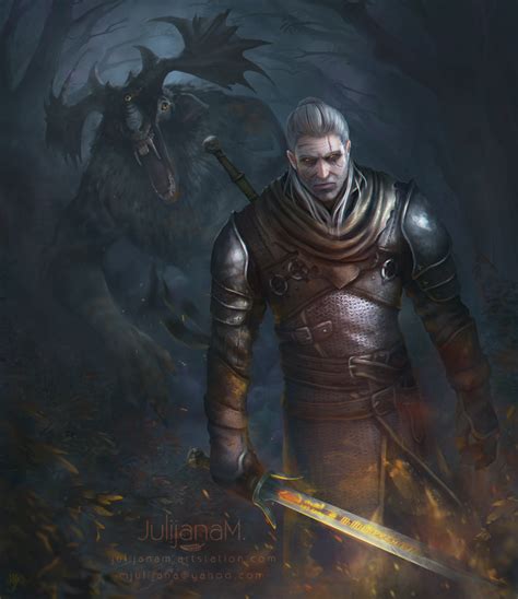 Geralt fanart by JulijanaM on DeviantArt