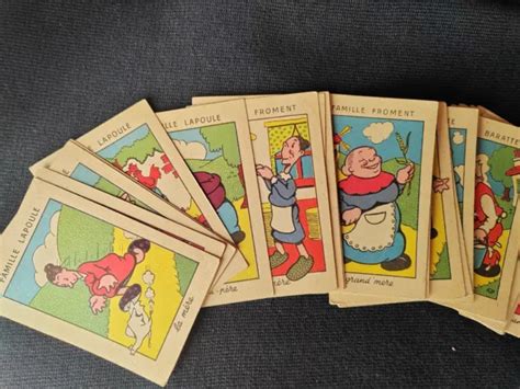 JEU DES 7 Familles Ancien 42 Cartes EUR 20 00 PicClick DE