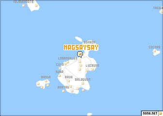 Magsaysay (Philippines) map - nona.net