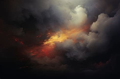 Free Photo View Of Apocalyptic Dark Clouds