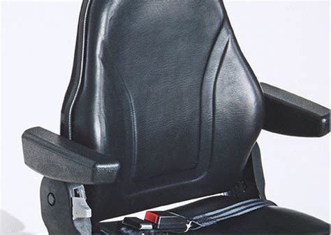 Highly Quality Sweeper Semi Suspension Seat With Armrest For Excavator