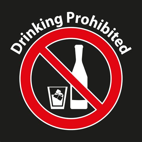 Drinking prohibited,No alcohol sign isolated on white background ...