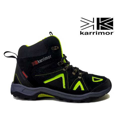 Jual Sepatu Outdoor Karrimor Pria Wanita Terbaru Hitam Sepatu Gunung