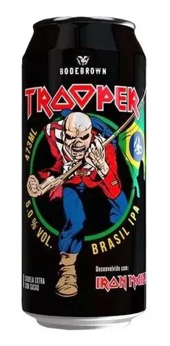 Kit Cerveja Bodebrown Trooper Iron Maiden Ipa Lata Ml