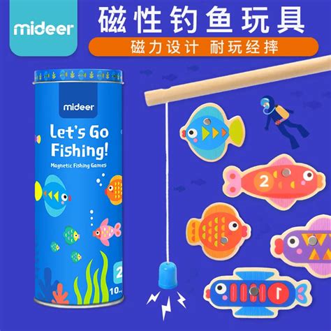 MiDeer Mi Deer Детские магнитные игрушки для рыбалки развивающий набор ...