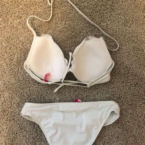 Victorias Secret White Bikini Gem